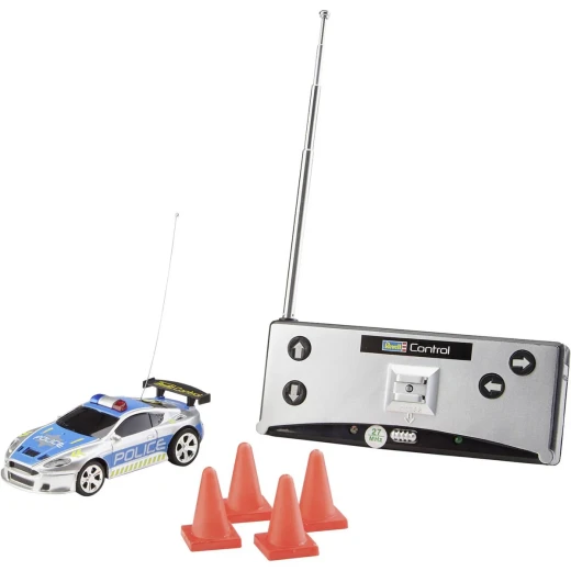 RC Mini Police Car in Can – Rechargeable (3+ Years) - Revell - Image 4