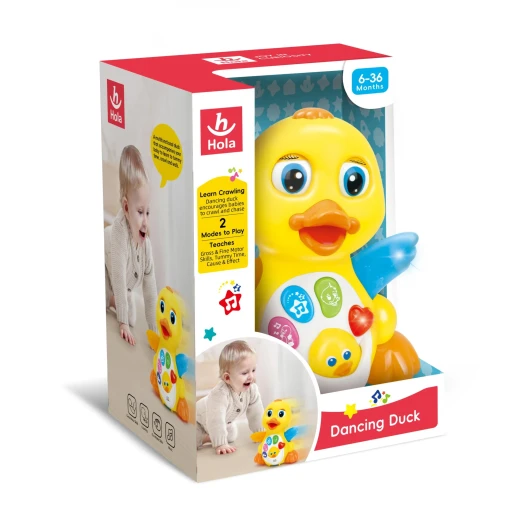 HOLA BABY TOYS 808 Dancing Duck Musical Toy for Toddlers, Yellow HOLA BABY TOYS 808 Dancing Duck Musical Toy for Toddlers, Yellow