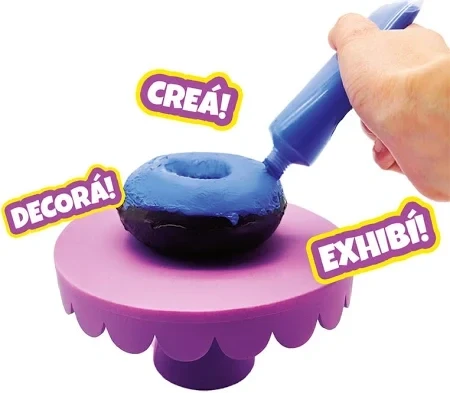Snack Tastic Donuts Designs toy, creative set to build colorful donut shapes, enhances creativity and motor skills, easy to use, suitable for ages 5+ - Snack tastic - Image 2