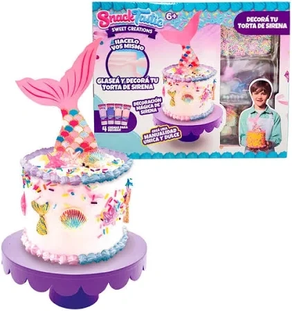 Snack Tastic Mermaid Masterpiece toy, creative set with mermaid theme, enhances creativity imagination and motor skills, easy to use, suitable for ages 5+ - Snack tastic - Image 2