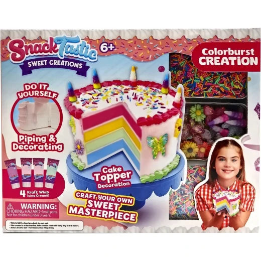 Snack Tastic Colorbust Creations toy, colorful creative building set, enhances creativity imagination and motor skills, easy to use, suitable for ages 5+ Snack Tastic Colorbust Creations toy, colorful creative building set, enhances creativity imagination and motor skills, easy to use, suitable for ages 5+