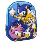 Cerda - Kids Backpack 3D Sonic- Age 3+ - Cerda