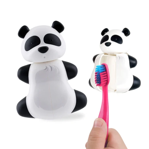 Kids Toothbrush Set with Cover – Playful Panda Shape – Flipper (3+ Years) - Flipper - Image 3