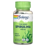 Solaray, True Herbs, Spirulina, 410 mg, 100 Vegcaps - Solaray