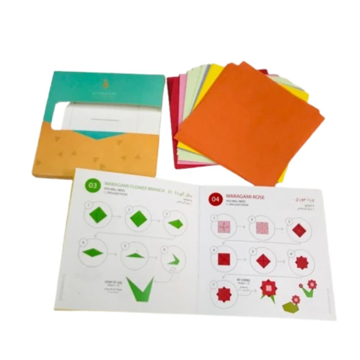 Waragami Paper Art Origami Kit-Flowers Theme - waragami - Image 3