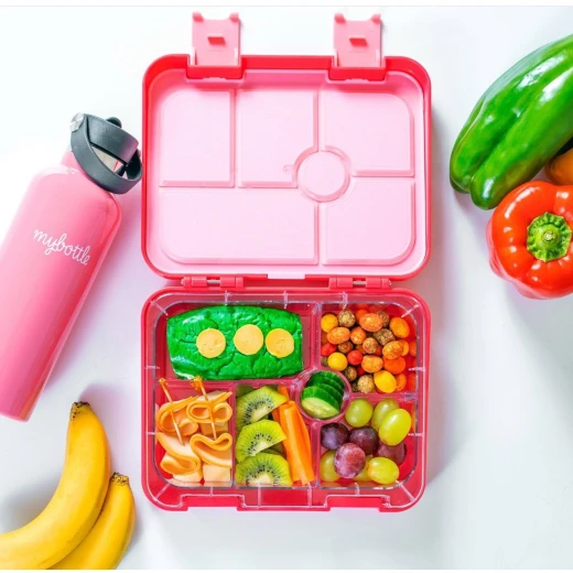 My Box Lunch Box Blue 6 Compartments Leakproof Design, made of high quality ABS plastic and Tritan, BPA free, dishwasher safe, microwave safe inner tray only, ideal multi section lunch container for daily family use - Image 3