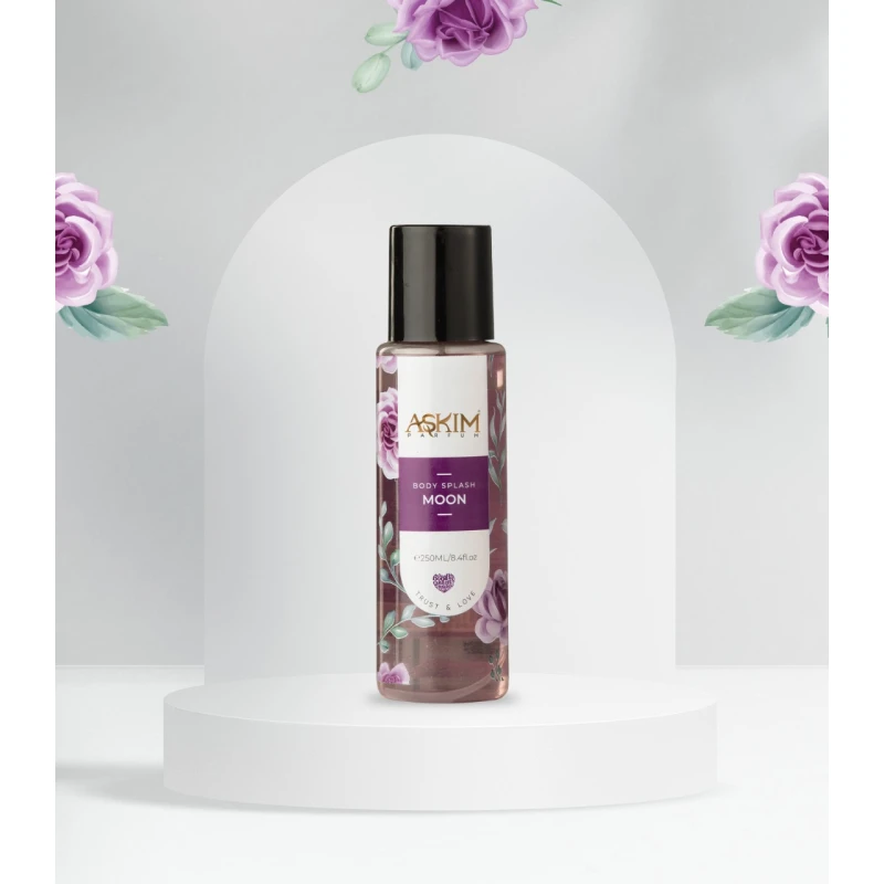Askim Moon J'adore Body Splash 250 ML Long Lasting Moisturizing Fragrance for Women Silky Skin Hydration - Askim moon
