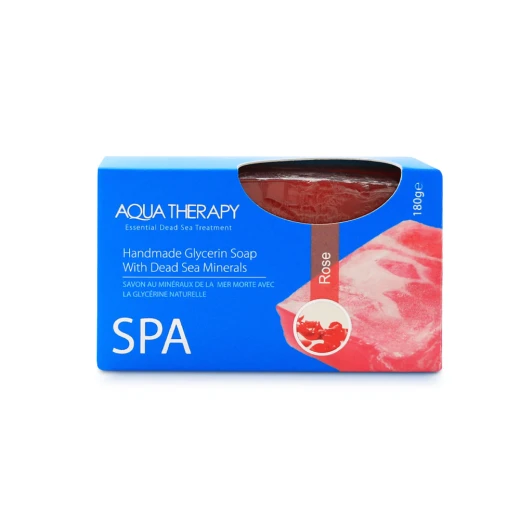 Aqua Therapy Hand Made Glycerine Soap ( Rose), 180g - Aqua Therapy - Image 2