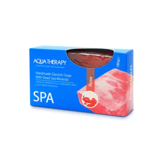 Aqua Therapy Hand Made Glycerine Soap ( Rose), 180g - Aqua Therapy - Image 3