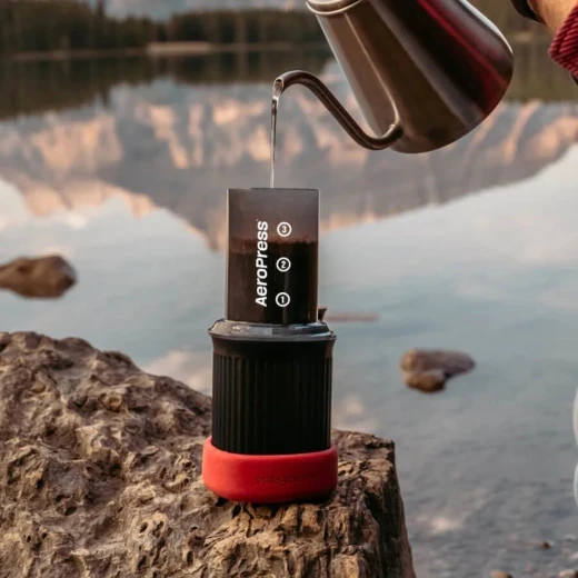 AeroPress Go, Extra Small Portable Coffee Maker Kit, Travel, Hiking & Camping, All-in-One French Press, Pour-Over & Espresso Style Manual Brewer, 2 Min Brew Makes a Less Bitter, More Flavorful Cup - AeroPress - Image 6