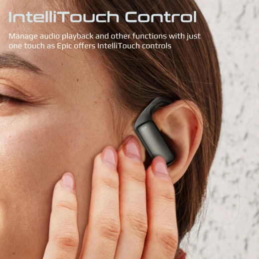 بروميت سماعات اذن لاسلكية مع تحكم باللمس، عزل الضوضاء عمر بطارية 42 ساعة - برو مات - Image 4