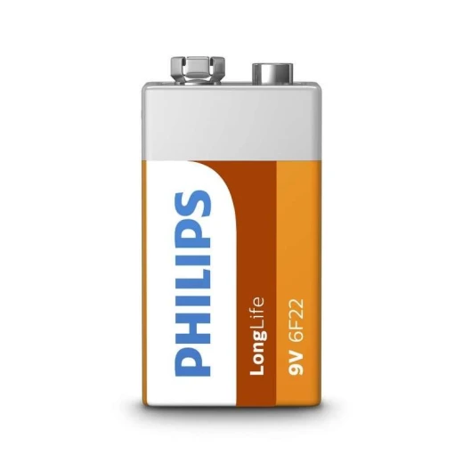 Philips LongLife Zinc Batteries 9V Pack Of 1 - Philips - Image 2