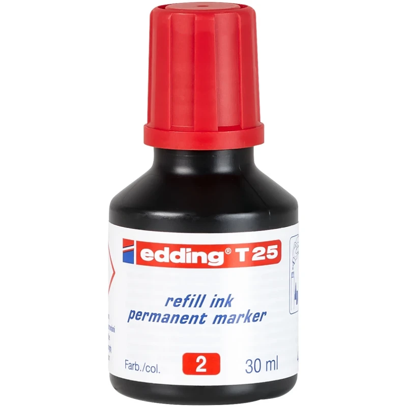 Edding BT 30 Refill Ink Whiteboard Marker, Red - Edding