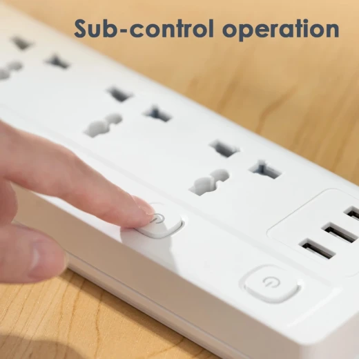 Deli ET411 Power Strip - 4 inputs - 2M - Deli - Image 4