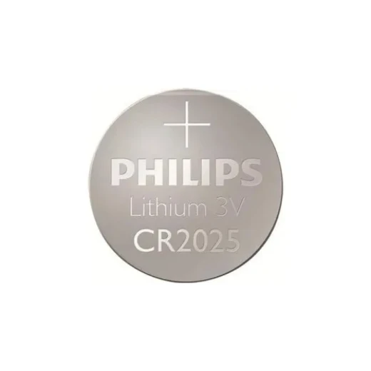 Philips Lithium Cell Button Batteries CR2025 - Pack of 5 - Philips - Image 2