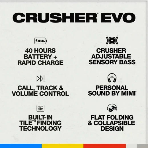 Skullcandy Crusher Evo Wireless Headphones - Black - Skullcandy - Image 4