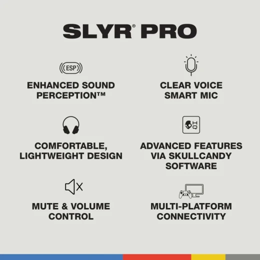 Skullcandy SLYR Pro XBOX Wired Headphone - Black - Skullcandy - Image 6
