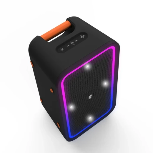 Skullcandy Stomp XL Wireless Party Speaker, Black, Bluetooth v5.3, 35W Output, Dual Orientation, Karaoke Mic, Portable Party Speaker - Skullcandy - Image 3