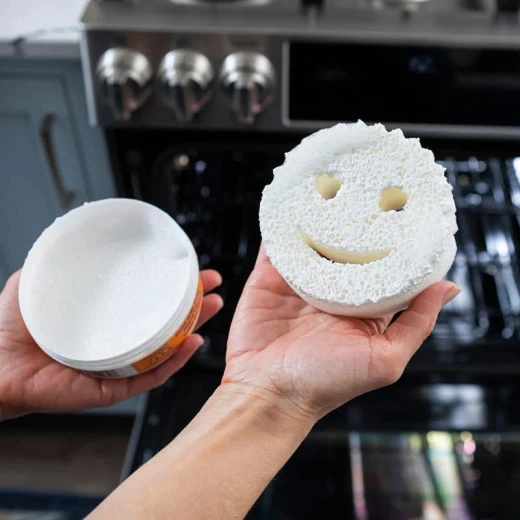 Scrub Daddy Power Paste All-Purpose Cleaner – Water-Activated, Dual-Sided Applicator for Gentle & Tough Scrubbing, Removes Grime, Soap Scum & Mineral Deposits - Scrub Daddy - Image 4