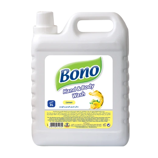 Bono Liquid Hand and Body Wash Lemon 3 litres Bono Liquid Hand and Body Wash Lemon 3 litres