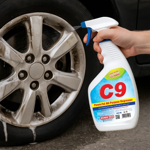Mennah C9 Universal Degreaser 950ml Powerful Multi-Purpose Cleaner Heavy-Duty Grease Remover for Kitchen, Garage & Outdoor Use - Mennah - Image 3