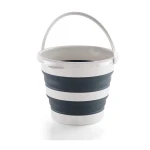 Rayen Mery Folding Bucket 12 liters, Light and Dark Grey, 35 x 26 cm, Folded 35 x 6.50 cm - Mery