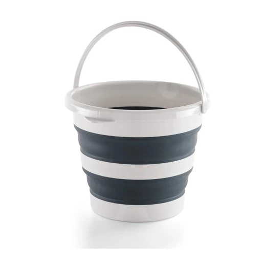 Rayen Mery Folding Bucket 12 liters, Light and Dark Grey, 35 x 26 cm, Folded 35 x 6.50 cm - Mery - Image 3