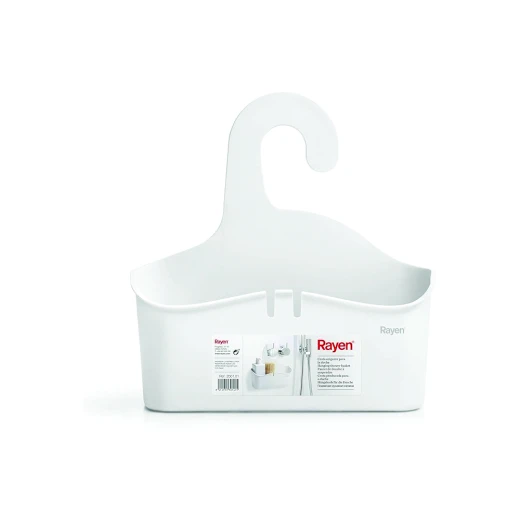 Rayen 2001.01 Hanging Shower Basket, Medidas: 28 x 8 x 28 cm, White Rayen 2001.01 Hanging Shower Basket, Medidas: 28 x 8 x 28 cm, White