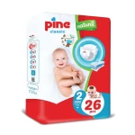 Pine,Classic Size 2, 26 Diaper, 3-6 kg - PIne