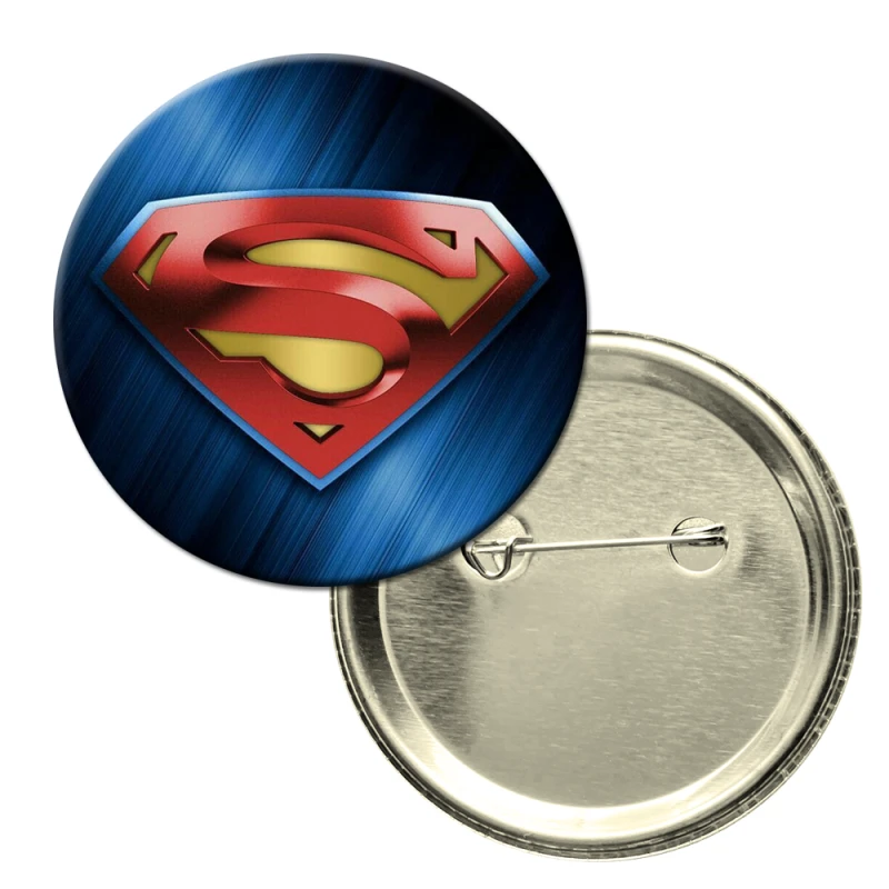 Button badge - Superman style 1 - Uncle pins