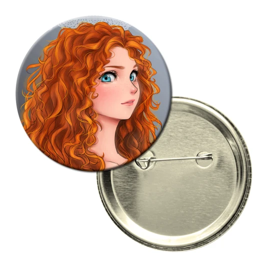 Button badge - Princess Merida 2 Button badge - Princess Merida 2