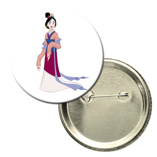 Button badge - Princess Mulan Button badge - Princess Mulan
