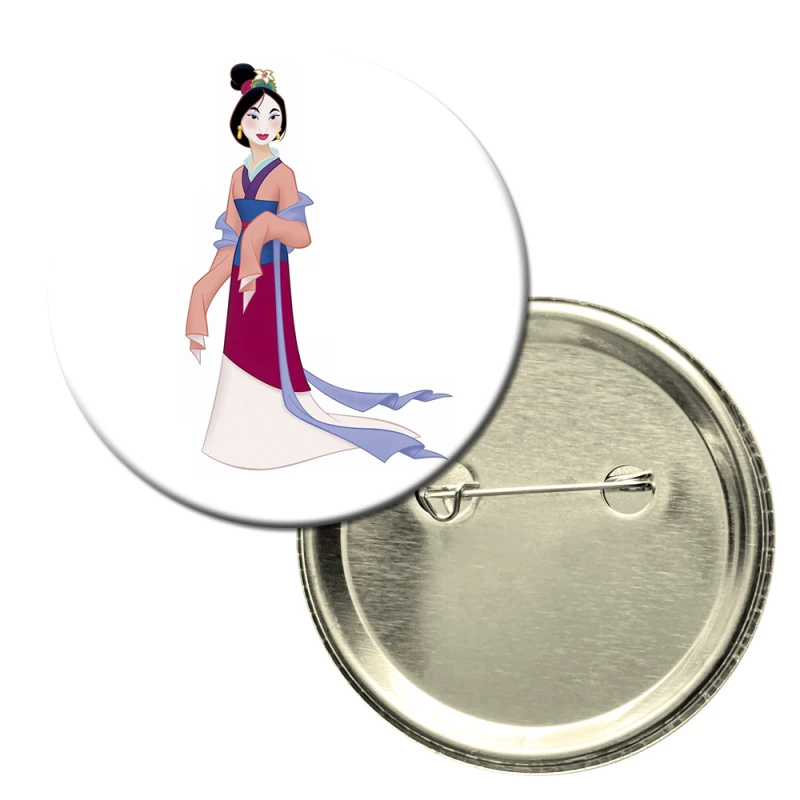 Button badge - Princess Mulan - Uncle pins
