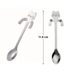Mini spoon with cat top shape - Pronta casa