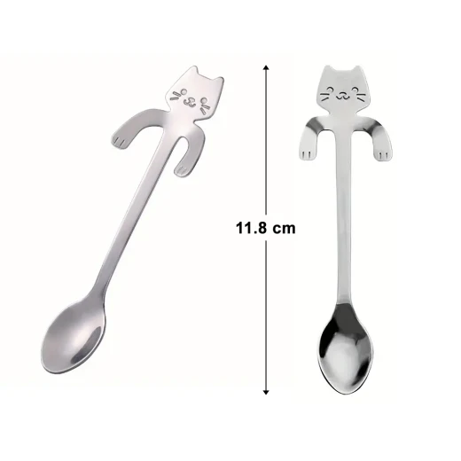 Mini spoon with cat top shape - Pronta casa - Image 3