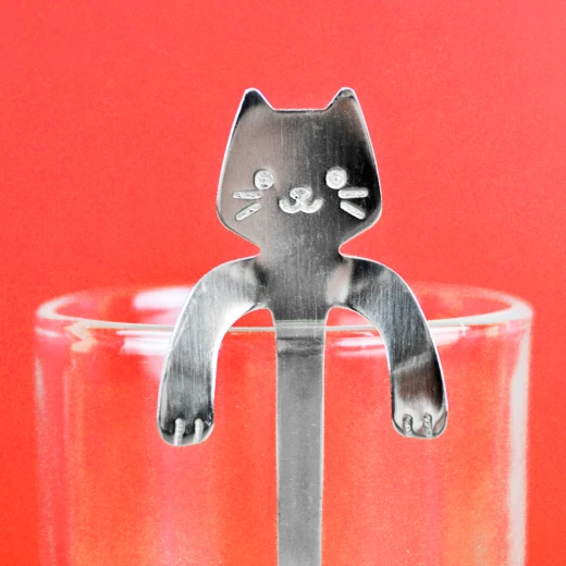 Mini spoon with cat top shape - Pronta casa - Image 4