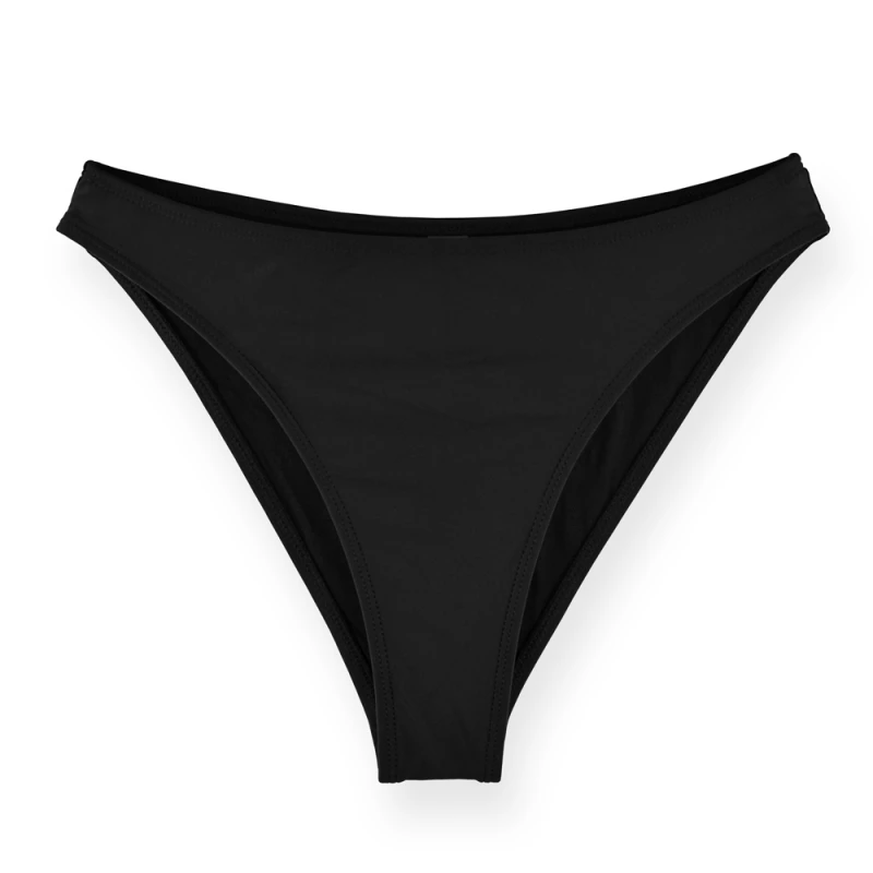 Medium Cut Bikini Bottom - Color Black - Size M - Seathany