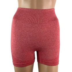 High waist stretchable breathable yoga, Zumba and fitness shorts - Rose Pink S size