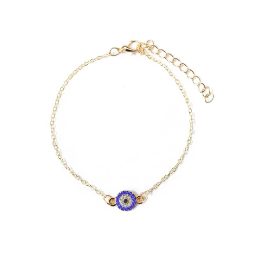 Fashionable Evil Eye Protection Anklet for Women - Golden color Fashionable Evil Eye Protection Anklet for Women - Golden color