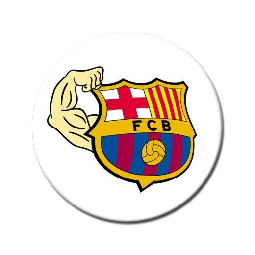 مغناطيس ثلاجة لمحبي فريق برشلونه مغناطيس ثلاجة لمحبي فريق برشلونه