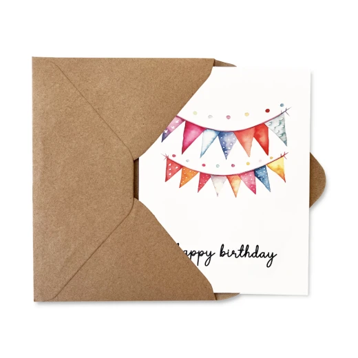 Water colors birthday greeting card 2 - Image 3