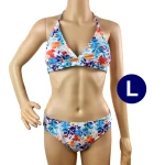 Colorful Flowers Bikini Set - Size L - Seathany
