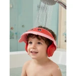 Adjustable Baby Shampoo Shower Cap with Ear Protectors, Kids Hair Washing Hat, Eye & Ear Protection Bath Visor, Soft Comfortable Material, Suitable for Babies and Toddlers - Abody