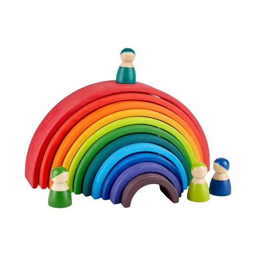 12 pcs Stacking Rainbow - normal color - Image 2