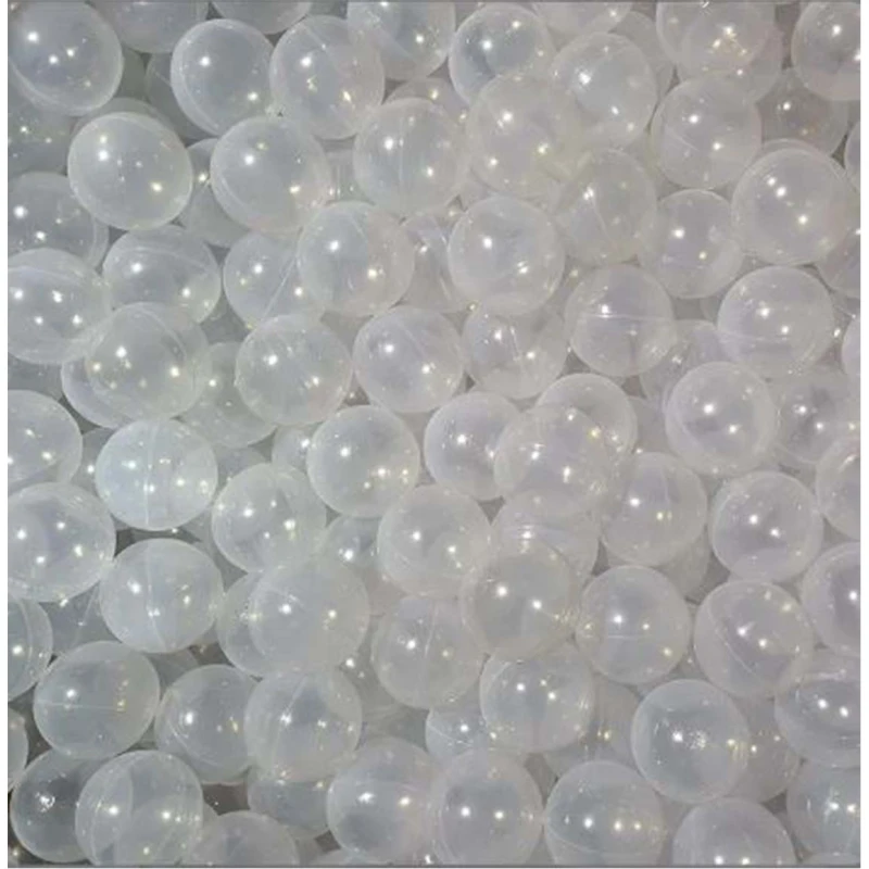 50 pcs clear soft plastic balls - BABYDO