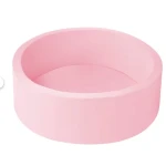 Baby Foam Round Ball Pit without balls - pink - BABYDO
