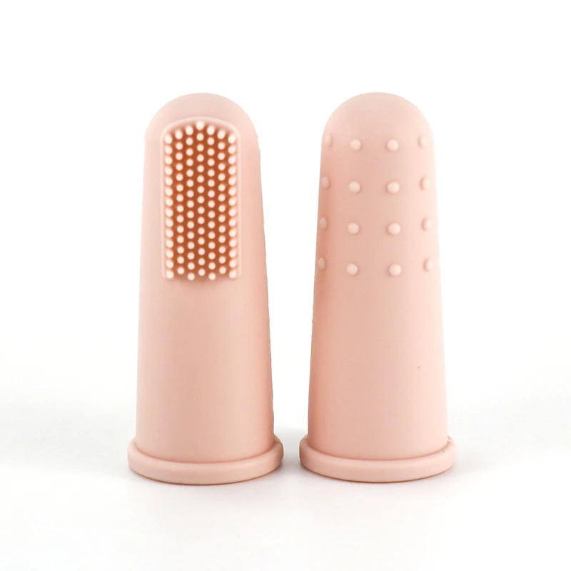 Babyccino,Finger Toothbrush,Pink,3 - Babyccino