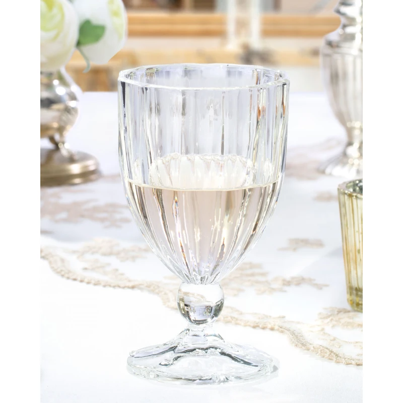 Madame COCO Fiona 4-Piece Short Glass Set, 190ml Durable Glassware, Dishwasher Safe - Madame COCO