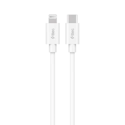 Ttec lightning type c charge / data cable , 150cm , white , mfi