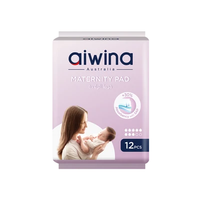 Aiwina Maternity Pads 3. Invisible ADL layer Hypoallergenic Aiwina Maternity Pads 3. Invisible ADL layer Hypoallergenic